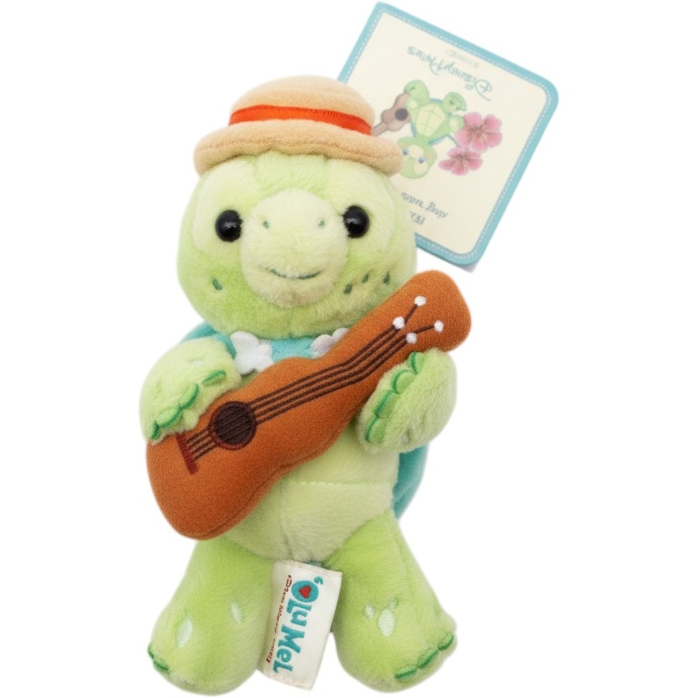 Disney Parks Aulani Olu Mel Turtle Plush Bag Charm Duffy Friend Ukulele NEW